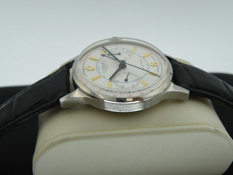 Striela Poljot Chronograph 3017 w Stali Idealny