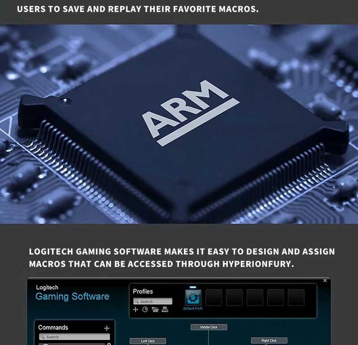 Rato gaming Logitech G402