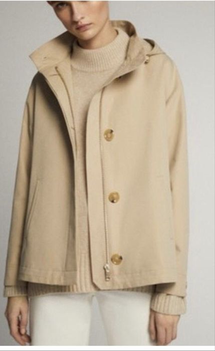 Вітровка котонова куртка Massimo Dutti