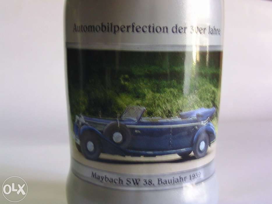 Garrafa com simbolo de carro