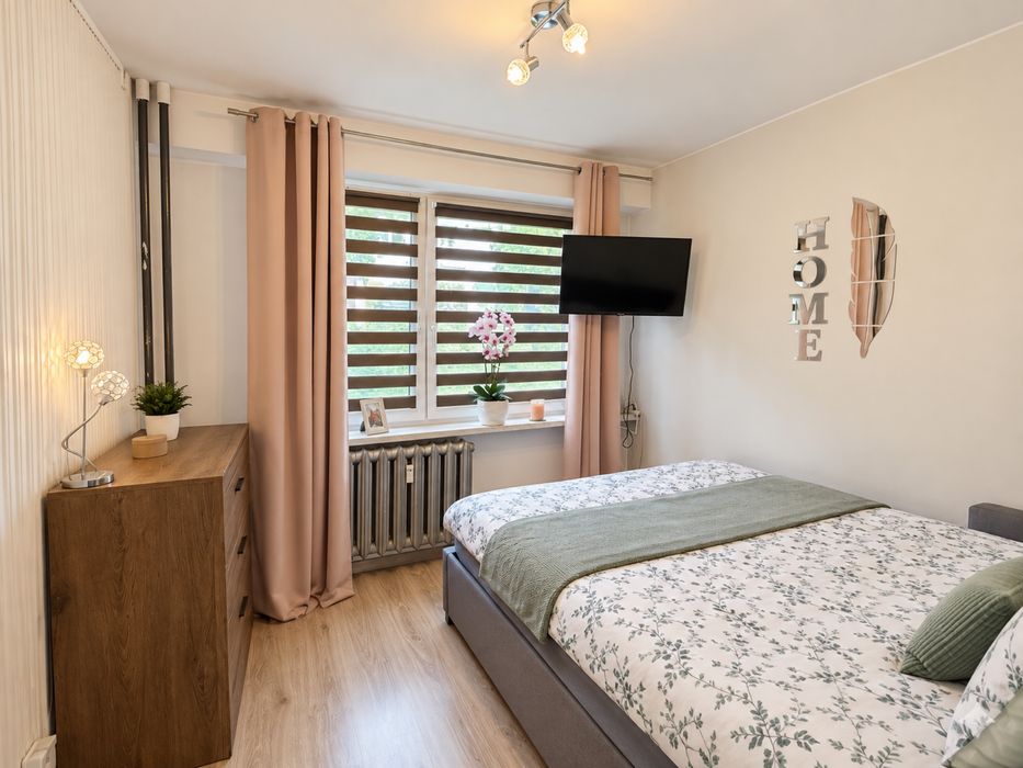 3 pokoje, 63 m², wysoki parter, balkon | Ustrzyki Dolne, ul. Gombrowicza