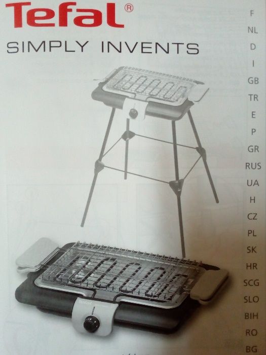 Grelhador elétrico Tefal Avariado