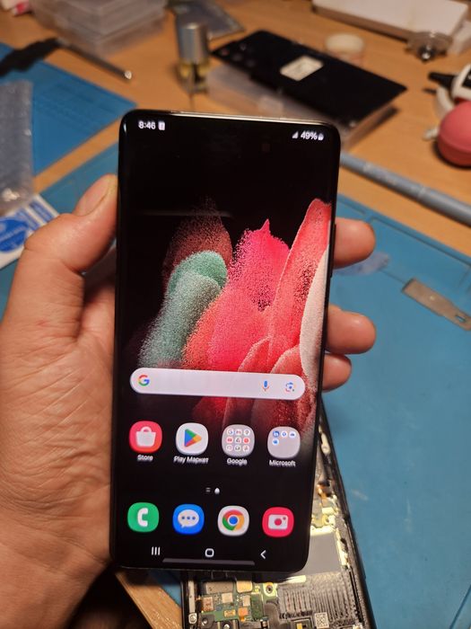 Дисплей оригінал Samsung S21 Ultra G998 s21 ultra  екран модуль