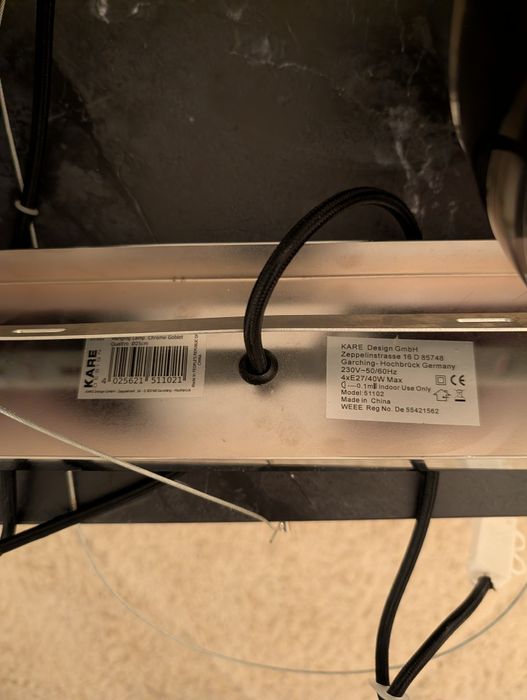 Kare Goblet Quattro candeeiro de suspensão