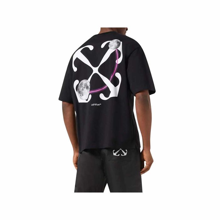 Футболка Off-White Double Moon Arrow Skate T-Shirt Black