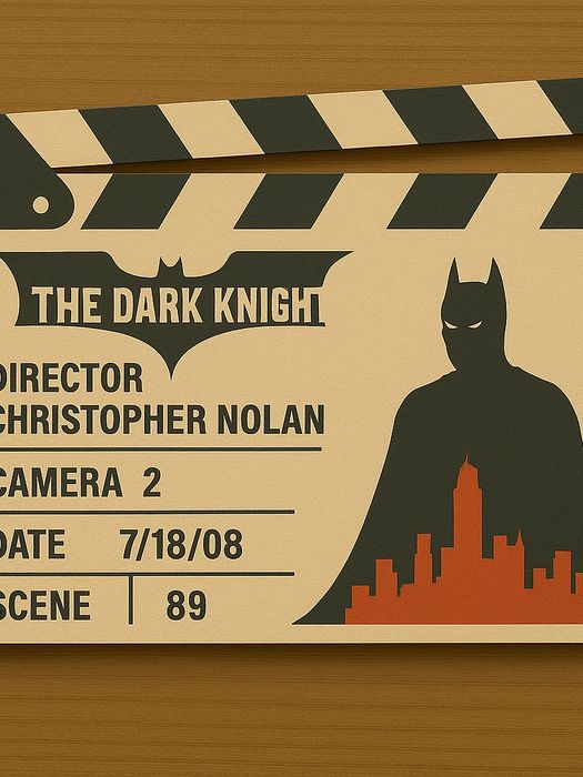 Claquetes de Cinema Épicas em 3D (Tamanho Grande) – Decoração Geek / Cinéfilo