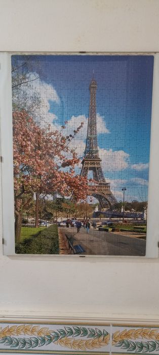 Eiffel Tower Puzzle Poster 500