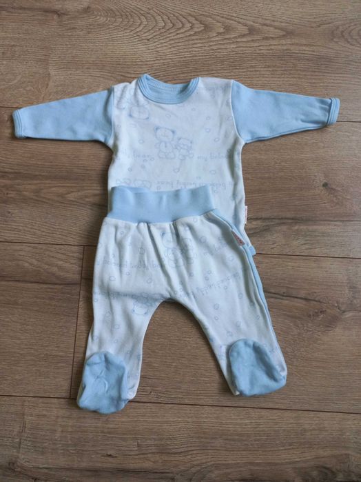 body i spodenki, komplet, roz. 56 jak nowe