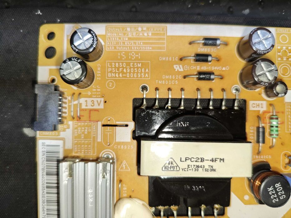 Placa Mãe / Fonte alimentação  Samsung UE28J4100 (Peças)