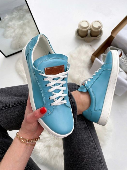 ЦЕНА БЫЛА 3000!Женские брендовые кеды ECCO с белой подошвой кожа деми