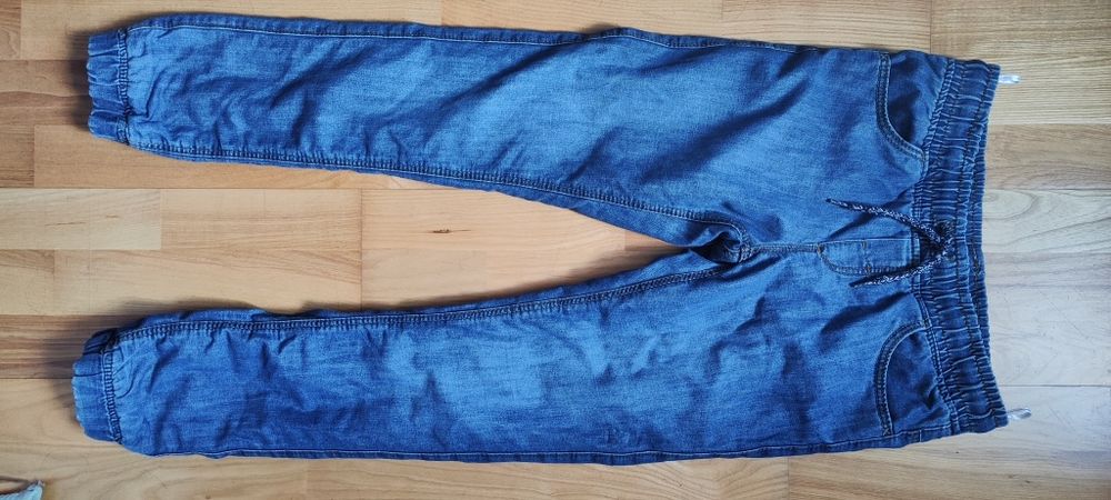 Джинсы утеплённые на флисе C&A р.140