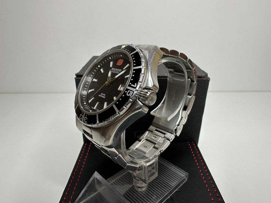 Швейцарський годинник Swiss Military Hanowa Nautila, Сапфірове скло, Swiss Made