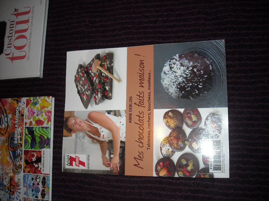 Livros artes e culinaria em lingua francesa novos