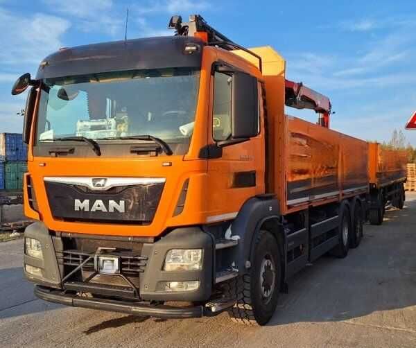 man tgs з краном манипулятором