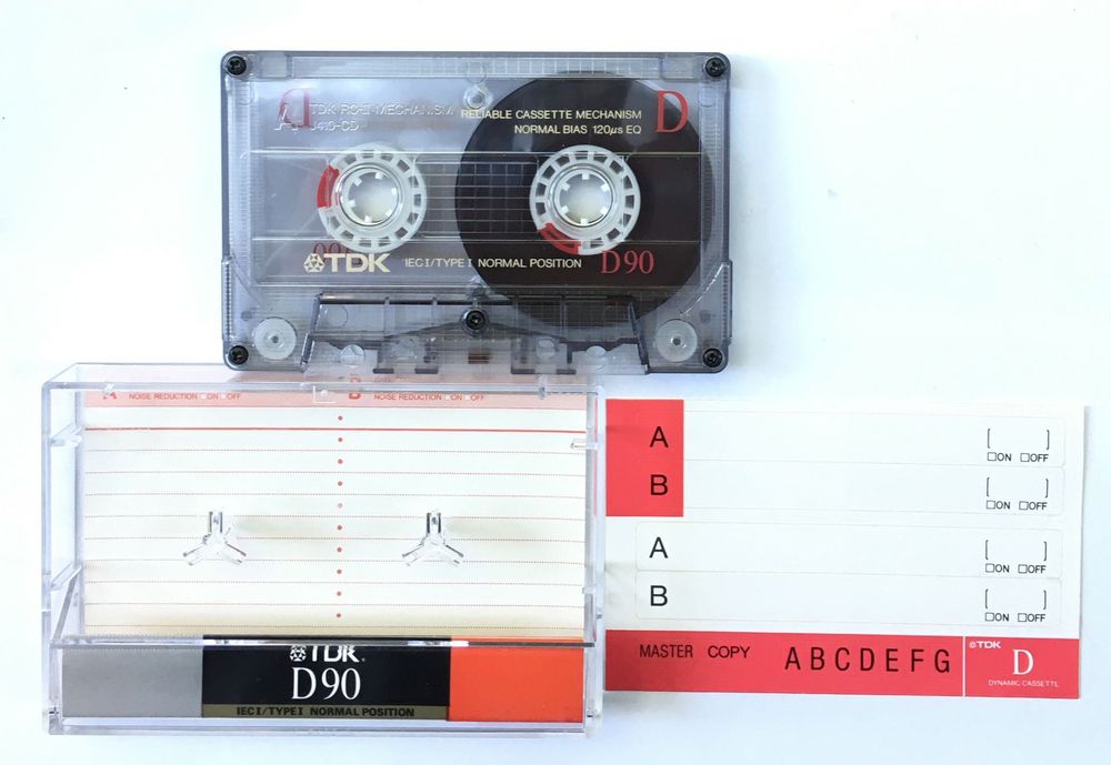 Аудіокасета TDK D90 1988