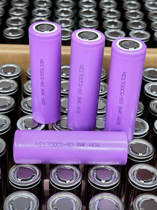 Новые аккумуляторы 21700 BAK N21700CG 50 из разборки