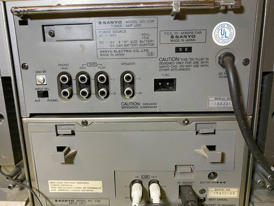 Запчастини у комплекті Fisher akai teac marantz Sanyo C4R