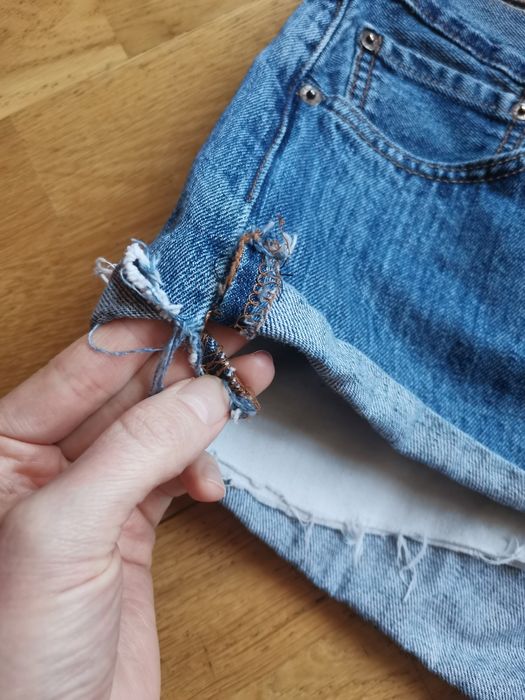 Ultra krótkie shorty Levi's 501