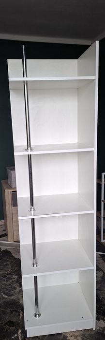 Słupek narożny 197 cm bialy