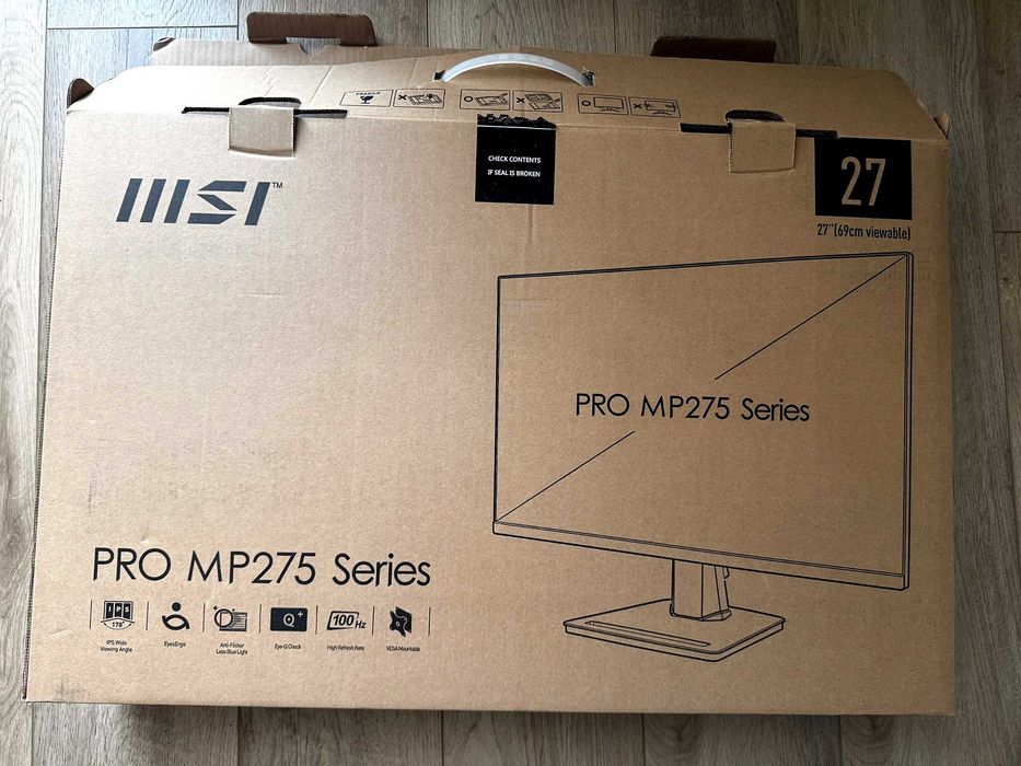 Монітор MSI PRO MP275 27" IPS Full HD 100Hz