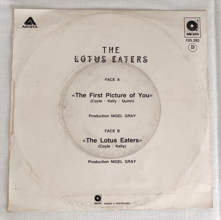 The Lotus Eaters - The First Picture Of You - Single
