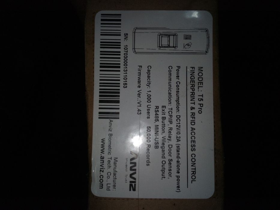 Считьіватель отпечатков пальцев, биометрический считьіватель для СКУД.