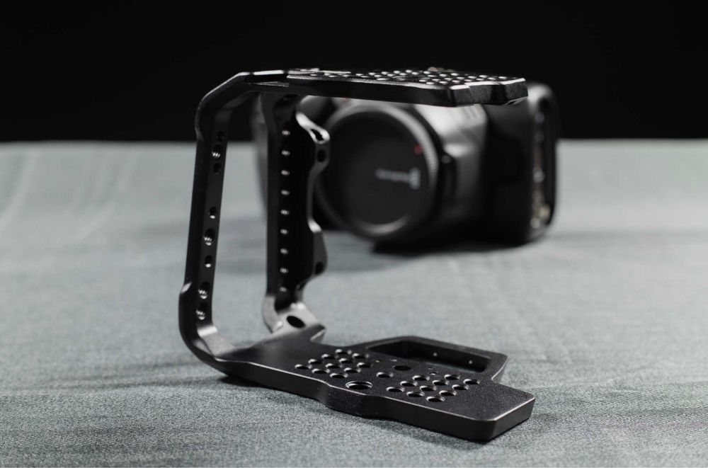 Camara video Blackmagic 6k com acessórios