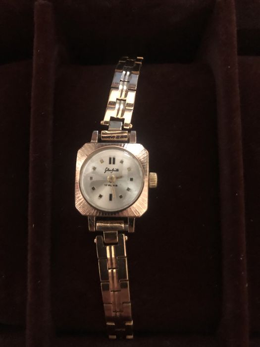 zegarek Glashutte damski złoty