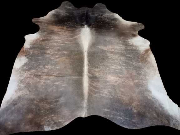 Ogromna Skóra Krowia Naturalna 220x215 cm – TYGRYS, Unikat