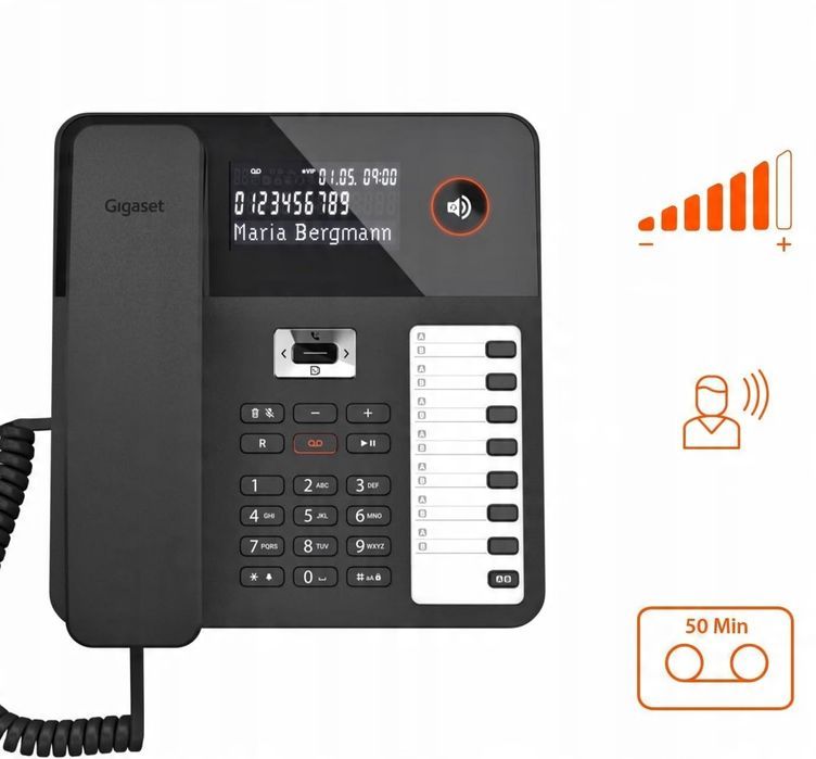 telefon przewodowy gigaset desk 800a tryb głośnomówiący