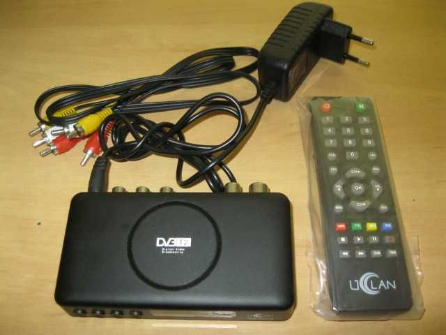 т2 тюнер(приемник)GOLDSTAR,UCLAN HD INTERNET,STAR-Q,хор. сост,комплект