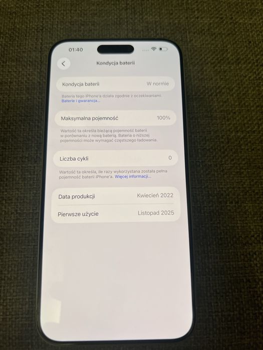 Iphone 15 pro max 256gb, 100% bateria, gwarancja