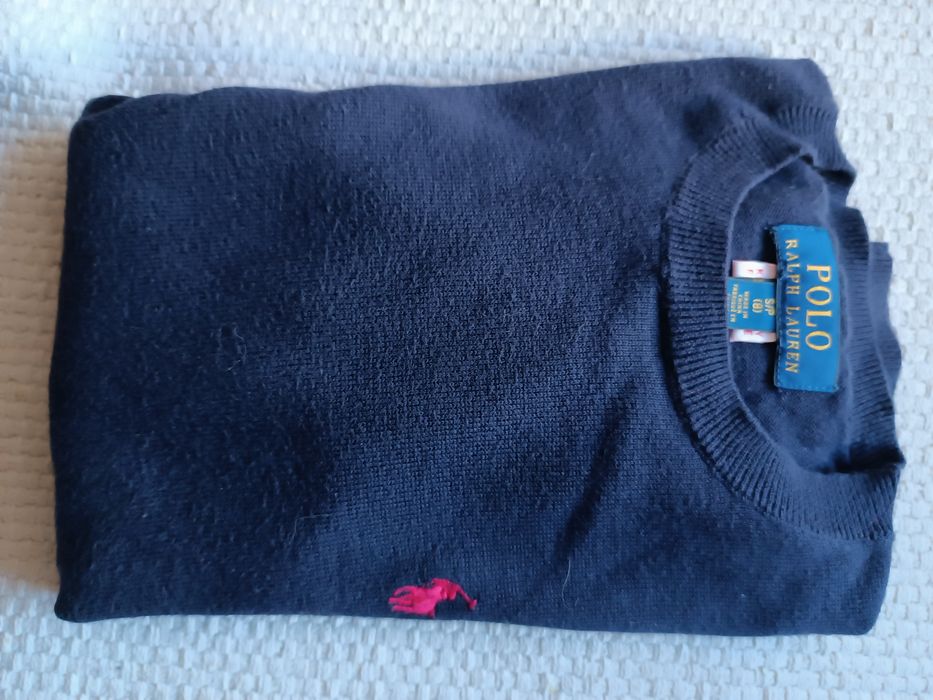 Camisola azul escura Ralph Lauren  - 8 anos