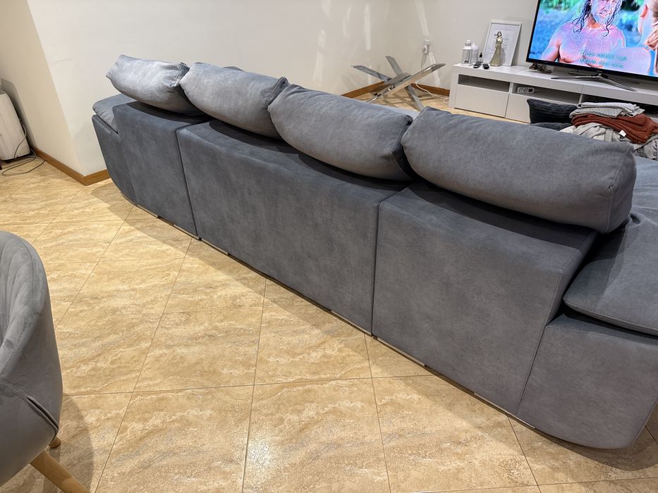 Sofa chaisse-long duplo grande