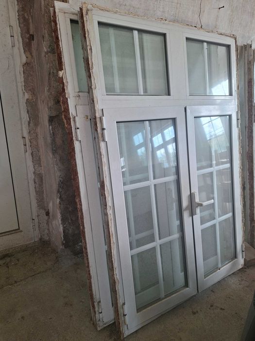 7 Janelas em Alumínio Branco (135 x 157 cm) – Vidro Duplo