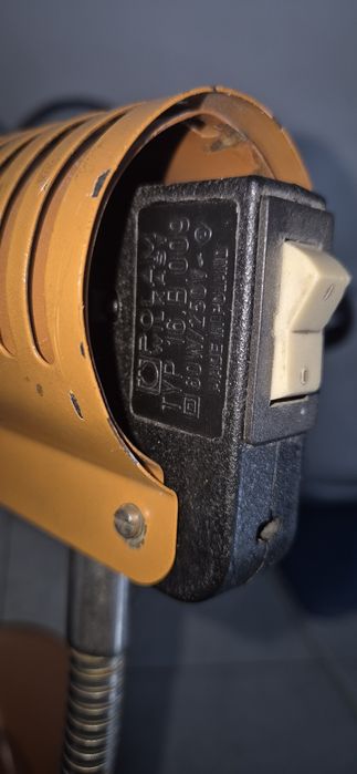 Polska lampka biurkowa Polam Pniewski  Rudkiewicz prl loft retro