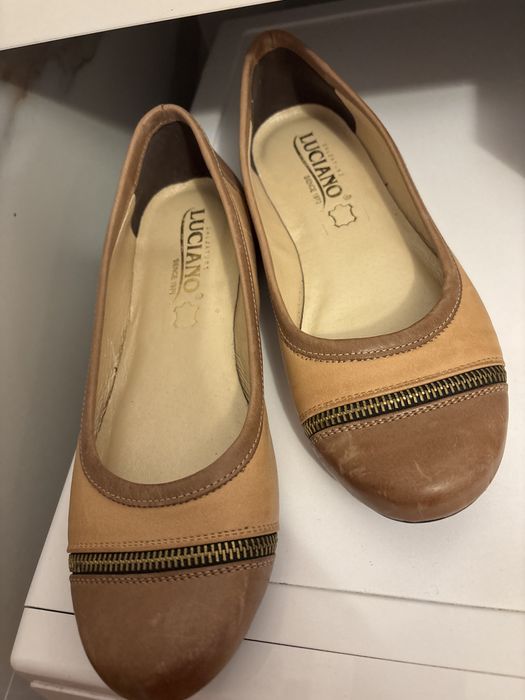 Buty damskie skórzane