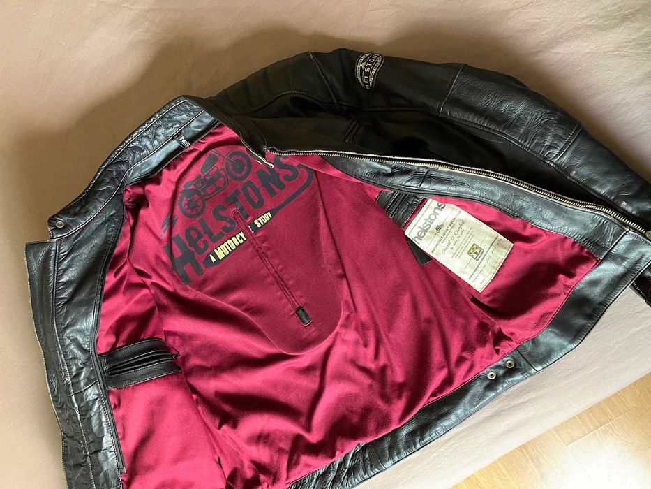 Blusao couro Helston`s