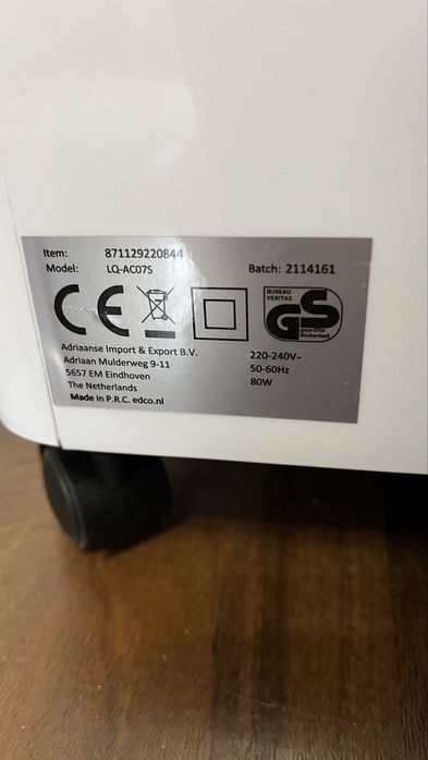 Klimator wentylator pionowy Lifetime Air na wodę Nowy Sprawny