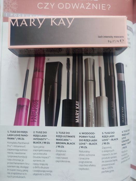 Nowy tusz do rzęs Lash Intensity Mary Kay