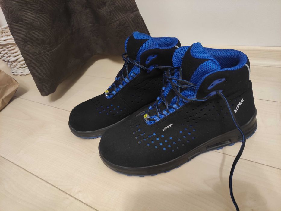 Buty robocze Elten Impulse XXT blue Mid ESD S1 r. 44 29 cm jak nowe