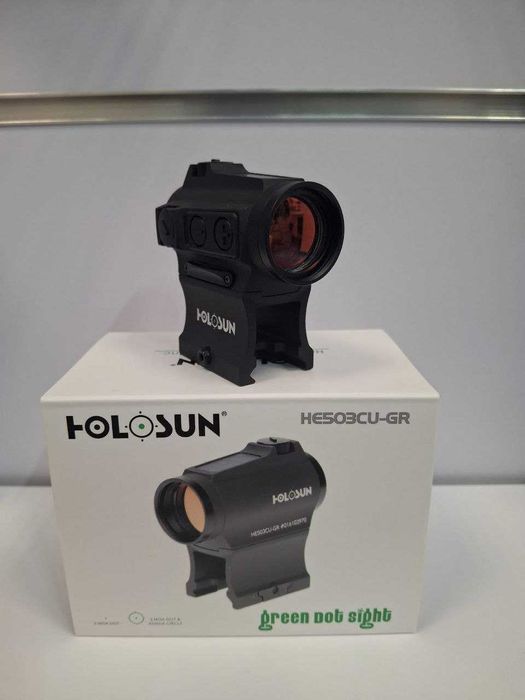Коліматорний приціл Holosun HE503CU Green сонячною батареєю