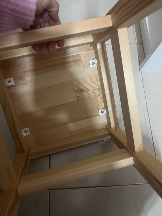Banco de madeira oddvar ikea