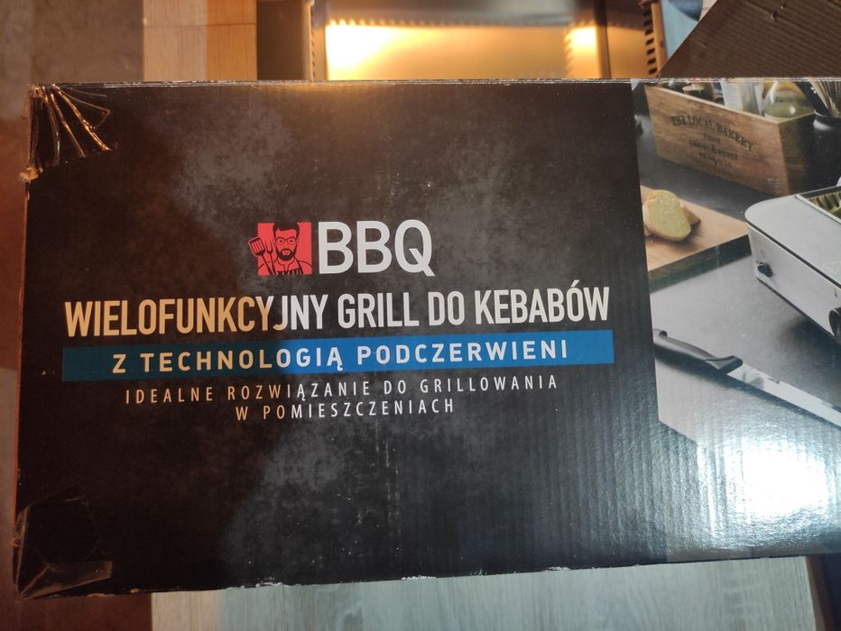 Nowy grill elektryczny do kebabów z funkcją podczerwieni