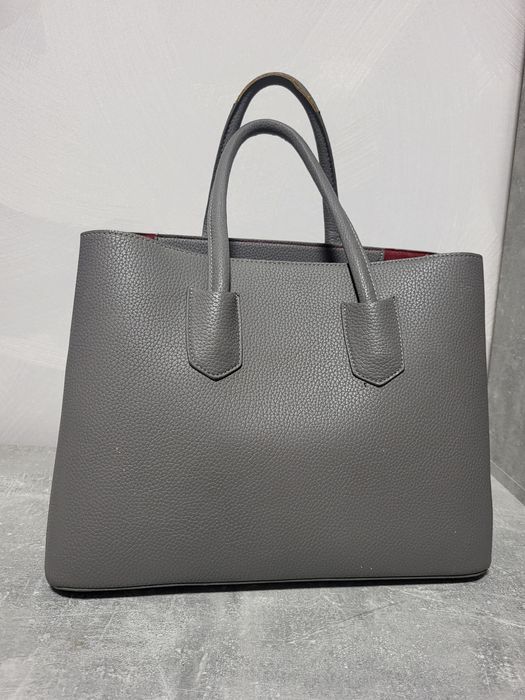 Сіра сумка-шопер