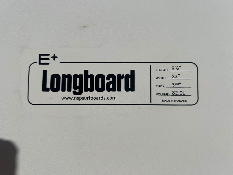 Prancha Surf Longboard NSP 9’6