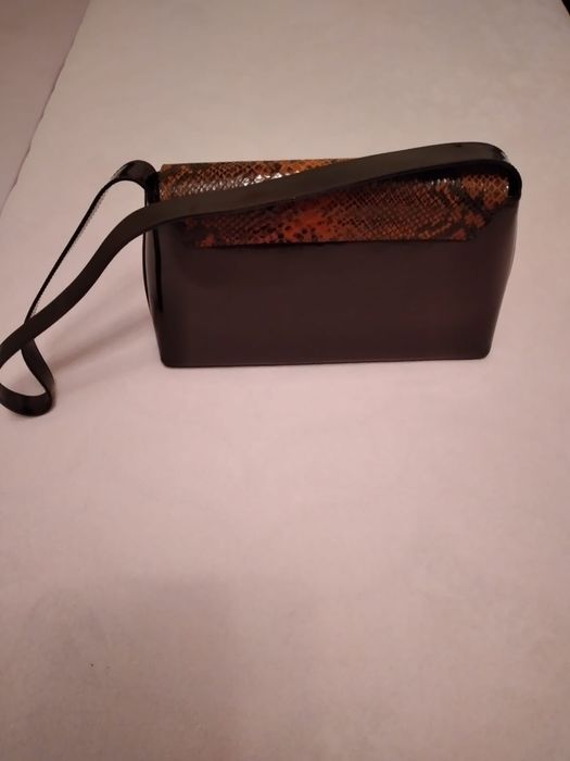 Torebka Baron z lakierowanej skóry Włoskiej