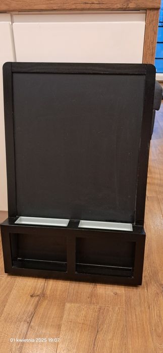 Tablica Luns kredowa/magnetyczna Ikea czarna