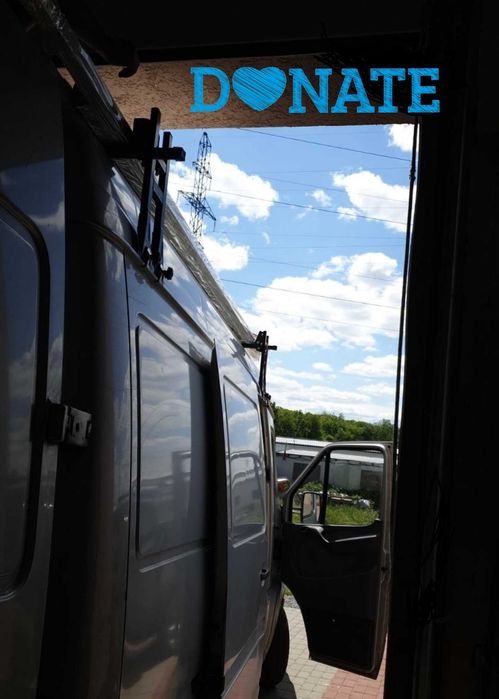 Комплект сталевих перекладин F5 на водостоки VW LT, Mercedes sprinter