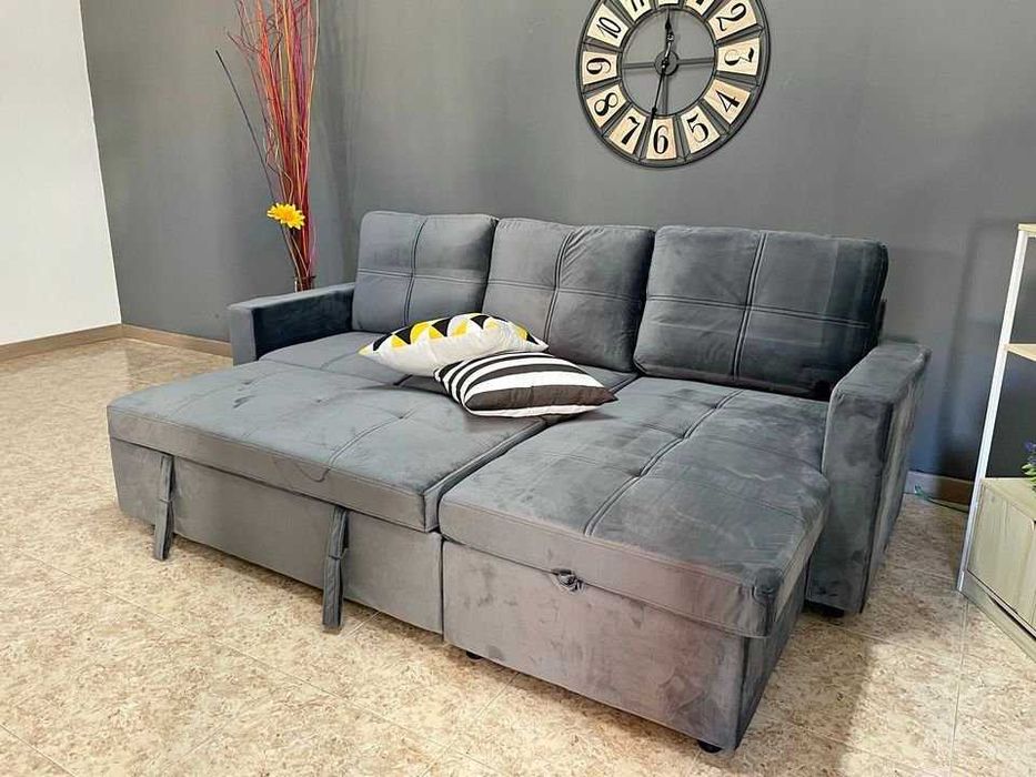 PREÇOS INCRIVEIS  SOFA CAMA COM BAU  NOVO ENVIO GRATITO PAGA NA ENTREGA